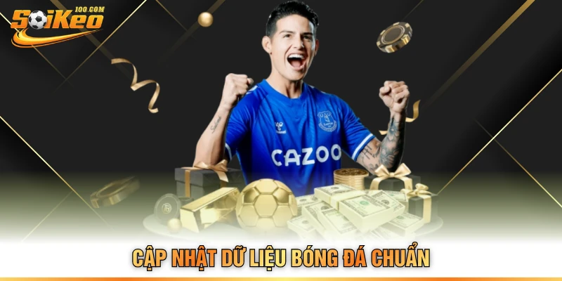 Cập nhật dữ liệu bóng đá chuẩn