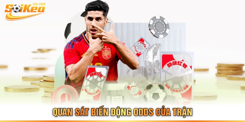 Quan sát biến động Odds của trận